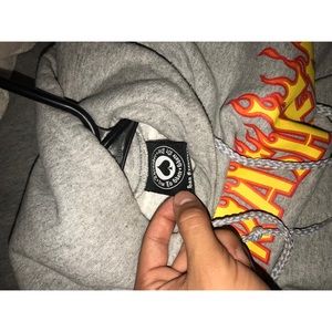 Gray Thrasher Hoodie